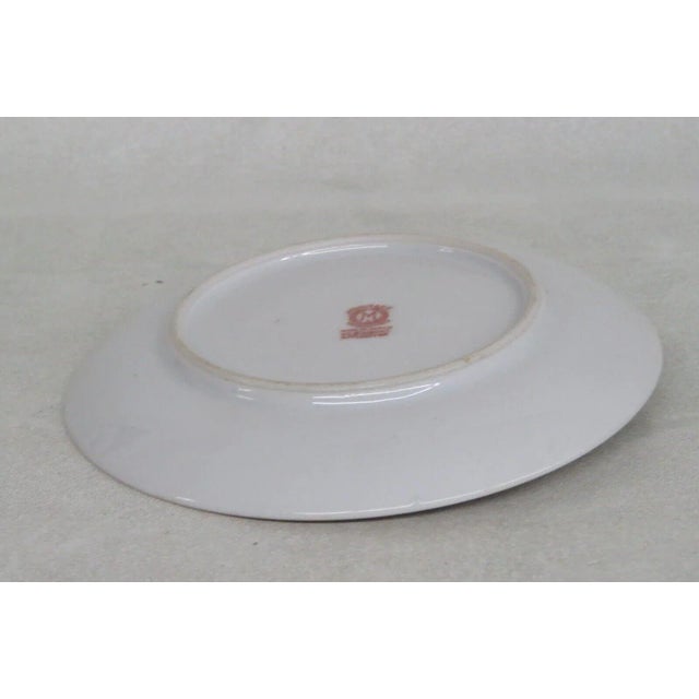 Noritake Japan Porcelain Gold Floral Finger Handle Lemon Dish For Sale - Image 9 of 13