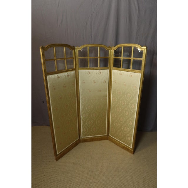 Gilded Wooden Screen For Sale - Image 3 of 9