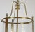 1960s Vintage Brass & Glass Hollow Ceiling Lamp, 1960s For Sale - Image 5 of 10