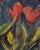Mid-Century Modern Abstract Painting, "Heart Flowers", Oil on Canvas For Sale - Image 3 of 5