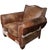 Rustic Old Hickory Hide and Leather Club Chair and Ottoman For Sale - Image 15 of 16