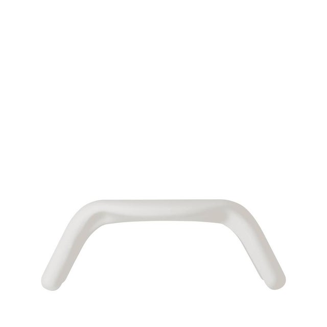 Milky White Atlas Bench by Giorgio Biscaro Dimensions: D 46 x W 115 x H 42 cm. Materials: Polyethylene. Weight: 8 kg....