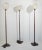 1980s 1980s Italian Postmodern Sculptural Flower Floor Lamps, Frosted Glass, Set of 3 For Sale - Image 5 of 15