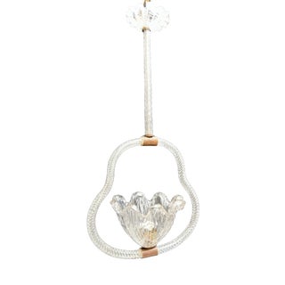 Murano Glass Chandelier from Barovier & Toso, 1940s For Sale