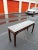 2020s Glass Top Wood Console Table For Sale - Image 5 of 8