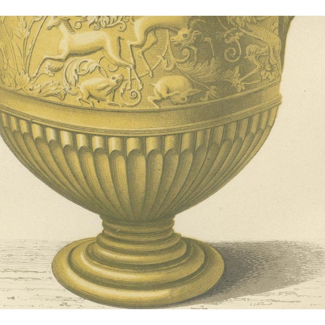 Yellow Glazed Earthenware Ewer, 1851, Paper For Sale - Image 6 of 9