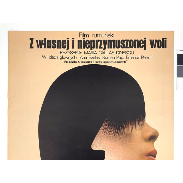 De Buna Voie Si Nesilit De Nimeni Film Poster by Mieczysław Wasilewski, Poland, 1975 For Sale - Image 3 of 8