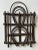 Wood Antique Adirondack Twig Wall Rack With Carved Stripe Detailing, Circa 1940s-50s For Sale - Image 7 of 16