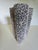 MCM Shawnee Ceramic Atomic Amoeba Lava Textured Pink and Black Vase For Sale - Image 4 of 6