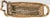 Mid 20th Century Mid 20th Century Rustic Handcrafted Woven Willow Long Trough Basket With Sculptural Root Handles For Sale - Image 5 of 6