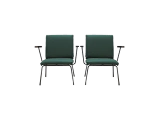 Set of Modernist 1401 Easy Chairs by Wim Rietveld for Gispen, 1950s