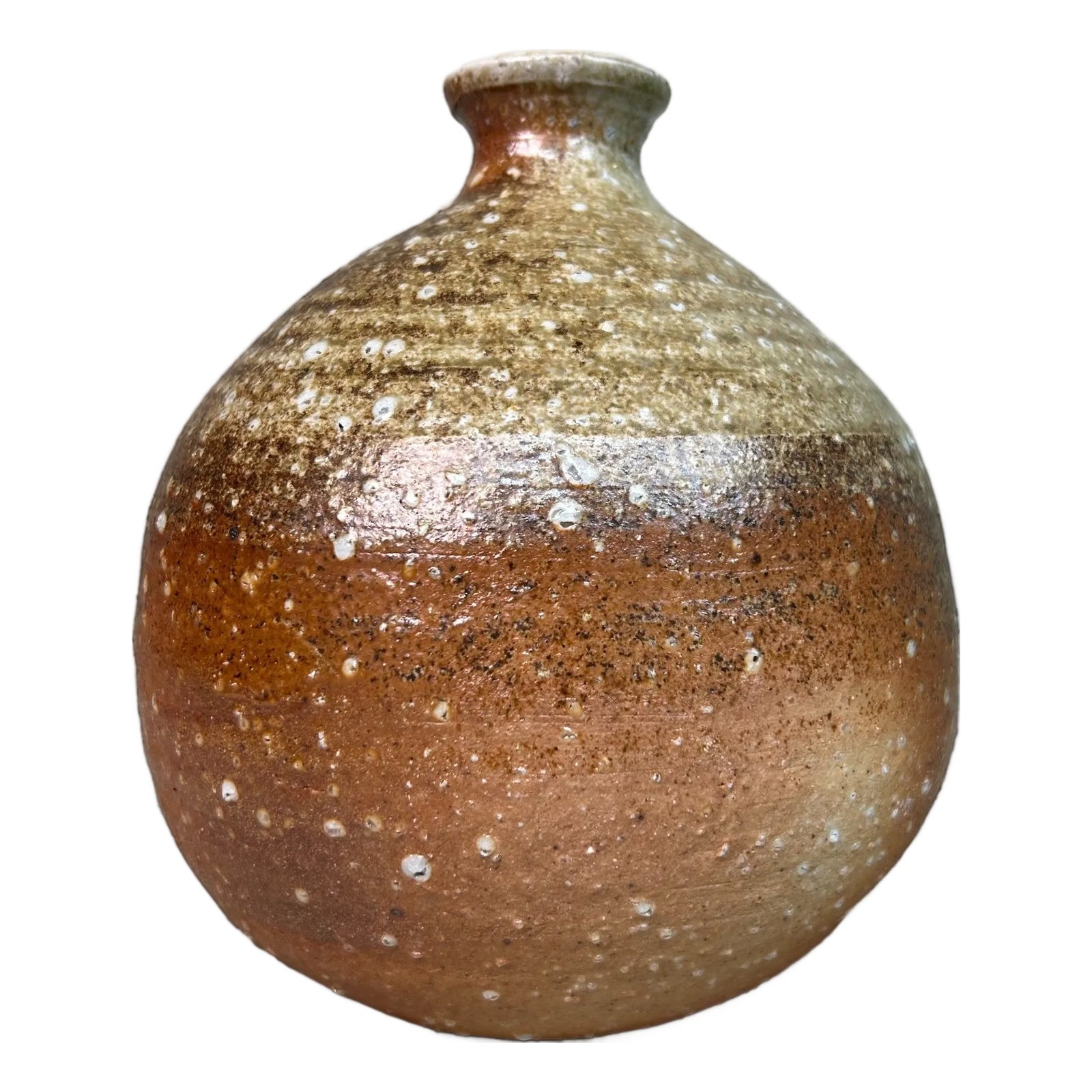 Vintage Shigaraki Ikebana Vase, Japan, 1970 | Chairish