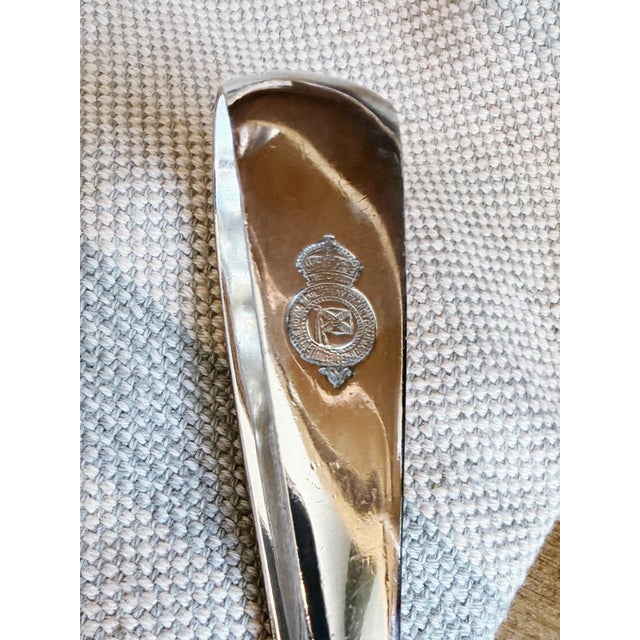 An antique circa 1910-20s silver plated asparagus tongs from a Royal Mail Steam Packet Company passenger steamship. In...