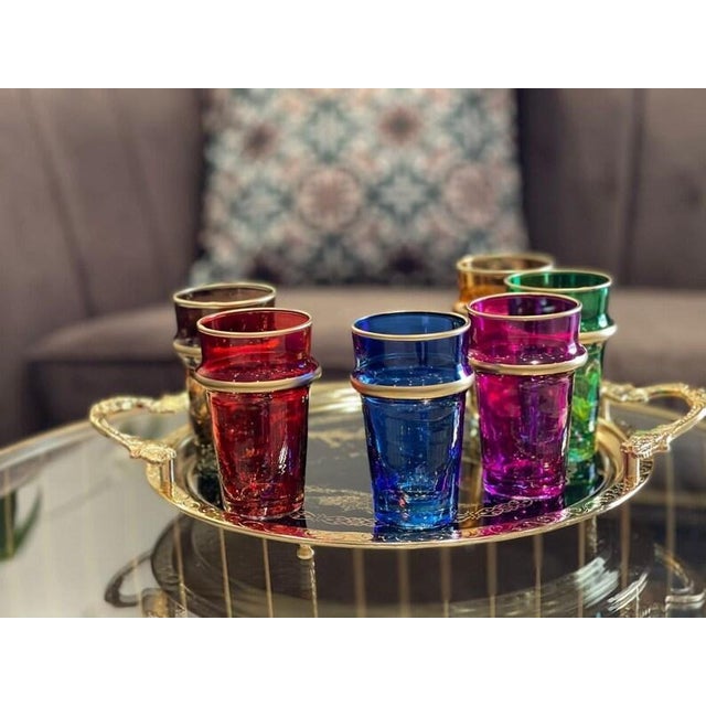 Set of 6 Moroccan Tea Cups Chairish