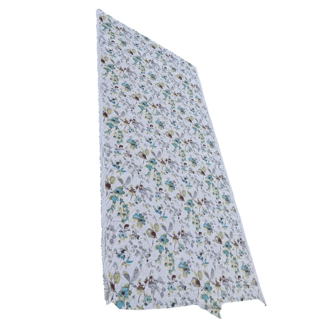 White Vern Yip Botanical Fabric for Trends- Total of 5 Yards For Sale - Image 8 of 16