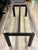 Black Le Corbusier Lc6 Tube D’Avion Base + Bespoke Granite Top Dining Table For Sale - Image 8 of 12