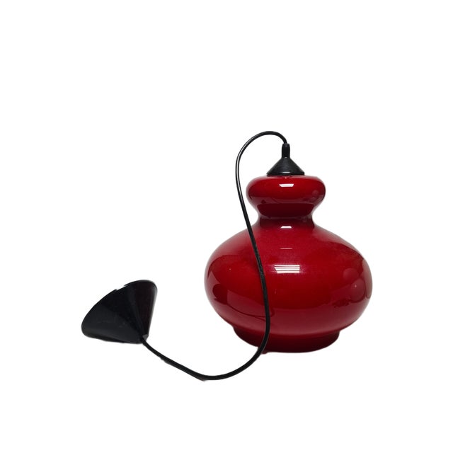 Metal Postmodern Pendant Lamp by Polam Wieliczka, Poland, 1980s For Sale - Image 7 of 17