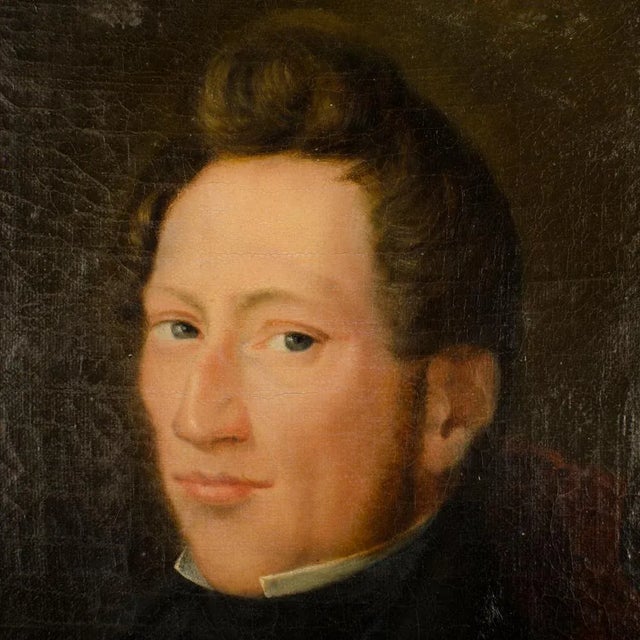 Portrait of a Seated Gentleman, Mid 19th Century. For Sale In Philadelphia - Image 6 of 9