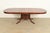 Romweber Regency Flame Mahogany Pedestal Extension Dining Table, Newly Refinished For Sale - Image 14 of 14