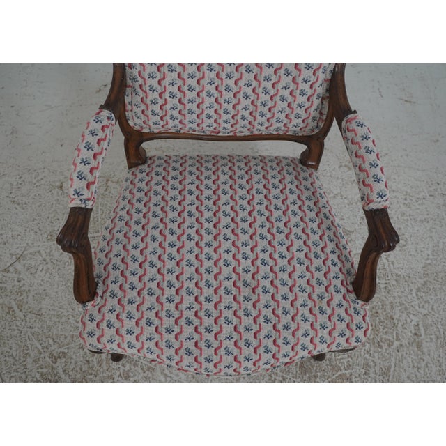 Pair Don Rousseau French Louis XV Open Armchairs For Sale - Image 9 of 18