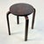 Burnt Umber 1980s Vintage Danish Modern “Dot” Tripod Bentwood Stool or Drinks Table After Arne Jacobsen. For Sale - Image 8 of 10