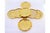 Bread Plates in Gilded Silver with Engraved Plant Motifs, Set of 8 For Sale - Image 4 of 7
