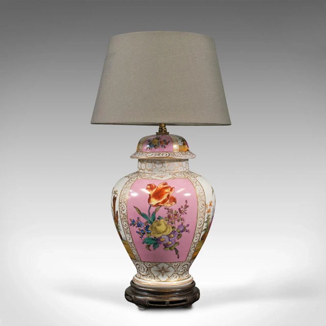 1970s Vintage Ceramic Decorative Lamp For Sale - Image 6 of 13