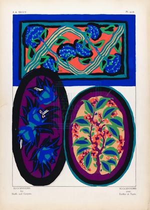 Ea Seguy Suggestions Pour Étoffes Et Tapis, Plate 13