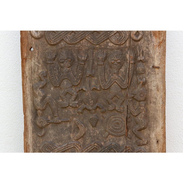 Rare Antique Nommo & Lebe Carved Door For Sale In Los Angeles - Image 6 of 9