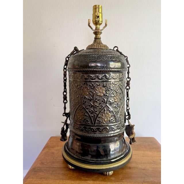 Vintage Anglo Indian Lantern Lamp For Sale - Image 9 of 9