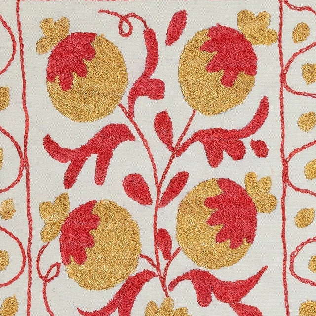New Hand-Embroidered 100% Cotton Cushion Cover – Authentic Uzbek Textile Art Bring a touch of Central Asian heritage to...