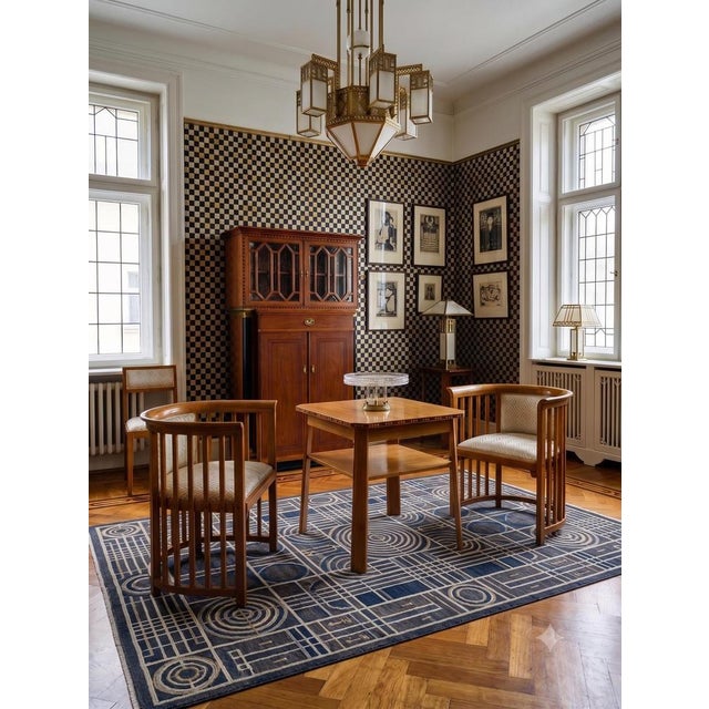 Secessionist Geometric Vitrine Cabinet from August Ungethüm, 1890s For Sale - Image 18 of 18