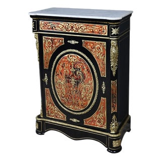 Mid-19th Century Napoleon III Boulle Marquetry Console Table For Sale