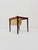 Danish Mid century solid teak side table magazine rack by Brdr.Furbo For spottrup , 1960s Dimensions: 45 D x 45 W x 46 H...