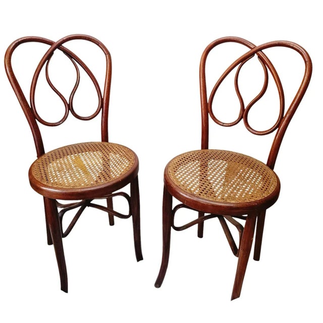 Bentwood Chairs from Feliu Ventura, Spain, 1900s, Set of 2 For Sale - Image 9 of 9