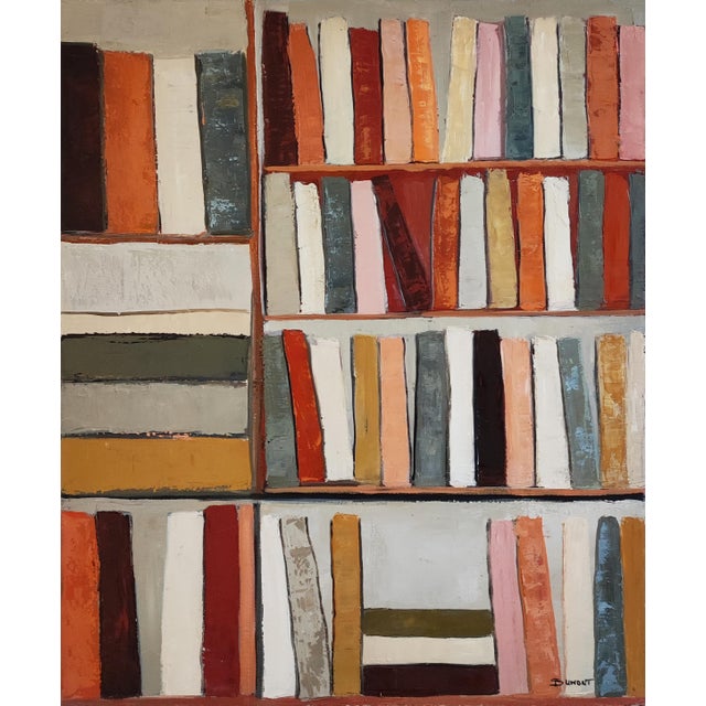 Abstract Bibliotheque Sepia, Contemporary, Abstract Library, Framed by Sophie Dumont For Sale - Image 3 of 12