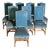 Set of Eight 20th Century French Mutton Leg Side Chairs For Sale