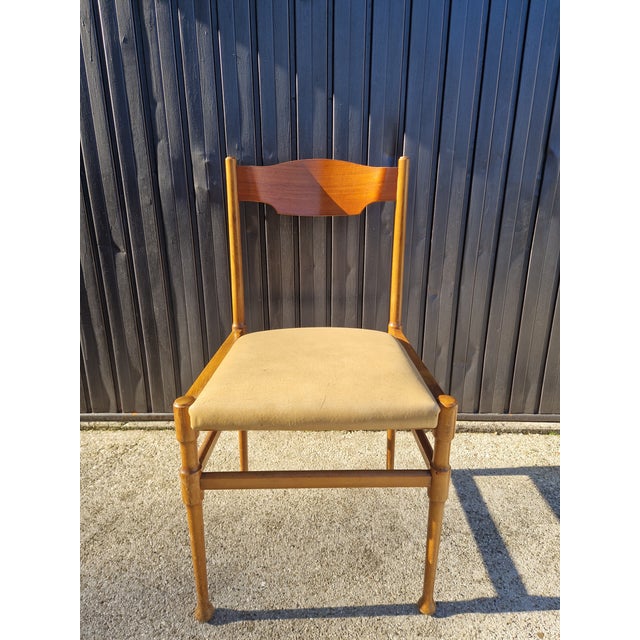 Vintage Beech Chairs, 1960s, Set of 5 For Sale - Image 4 of 14