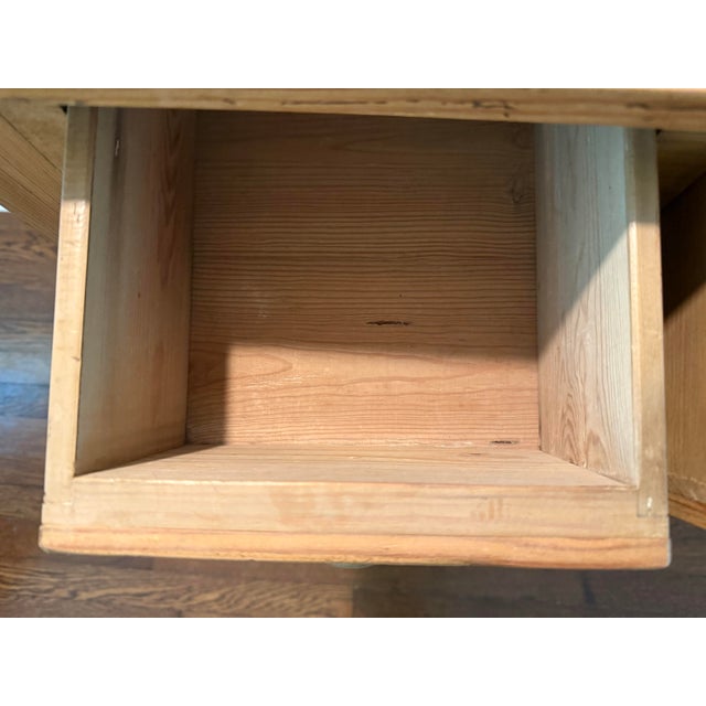 Vintage Pine Console Table For Sale - Image 9 of 12