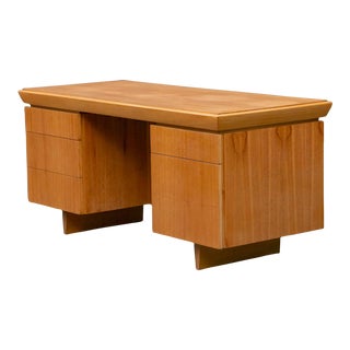 Vintage Mahogany Desk by Paul Laszlo for Brown Saltman For Sale