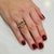 Silver Natural Morganite Diamond Ring 14k Gold 4.26 TCW Certified, Size 5 For Sale - Image 8 of 15