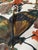 46.5” XL Wool Modernist Abstracted Butterfly Scarf (Turkey) For Sale - Image 10 of 12