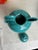 1950s Ciaurro Orvieto Turquoise Teapot For Sale - Image 4 of 7