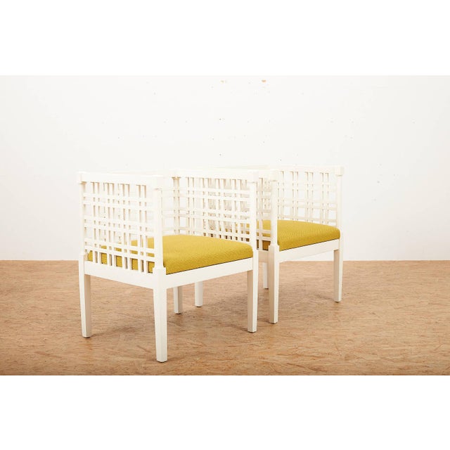 Armchairs in Wooden Frame, Set of 2 For Sale - Image 13 of 13