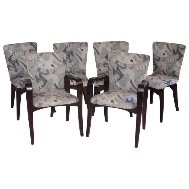 Mid Century Bent Ply Dining Chairs - Thaden-Jordan For Sale - Image 9 of 9