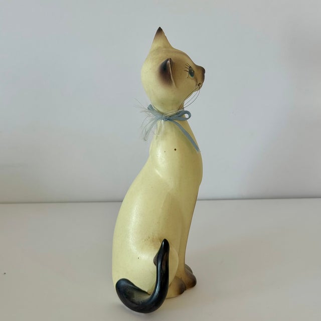1950s 1950s Mid-Century Modern Siamese Cats Salt and Pepper Shakers Japan For Sale - Image 5 of 13