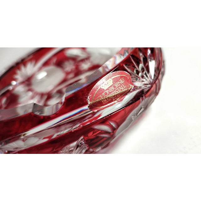 Cut Crystal Ashtray Schonborner Bleikristal, Germany, 1970s For Sale - Image 6 of 9