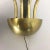 Gold Italian Wall Light in Metal and Brass, 1960s For Sale - Image 8 of 10