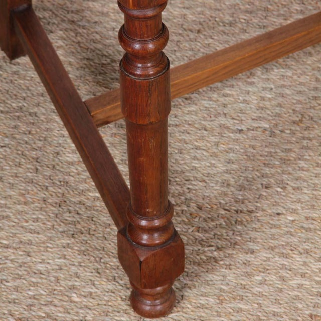 Oak Straw-Seated Armchairs, 1950s, Set of 2 For Sale - Image 4 of 8