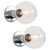 Large Chrome Wall Lights by Motoko Ishii for Staff, 1970s, Set of 2 For Sale - Image 7 of 7